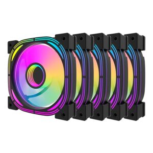 Fan Darkflash Inf24 5 En 1, Color Negro