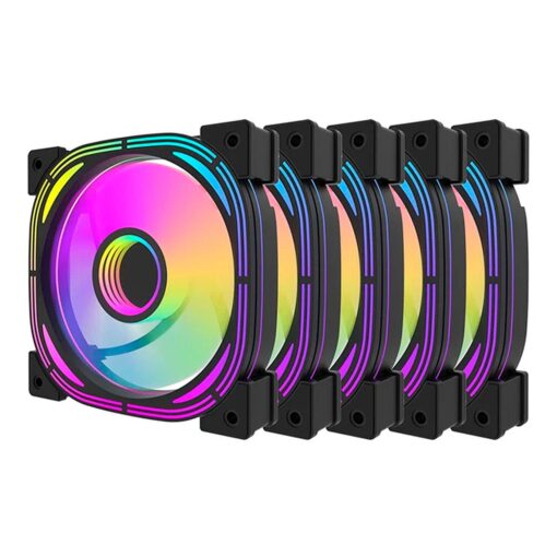 Fan Darkflash Inf24 5 En 1, Color Negro