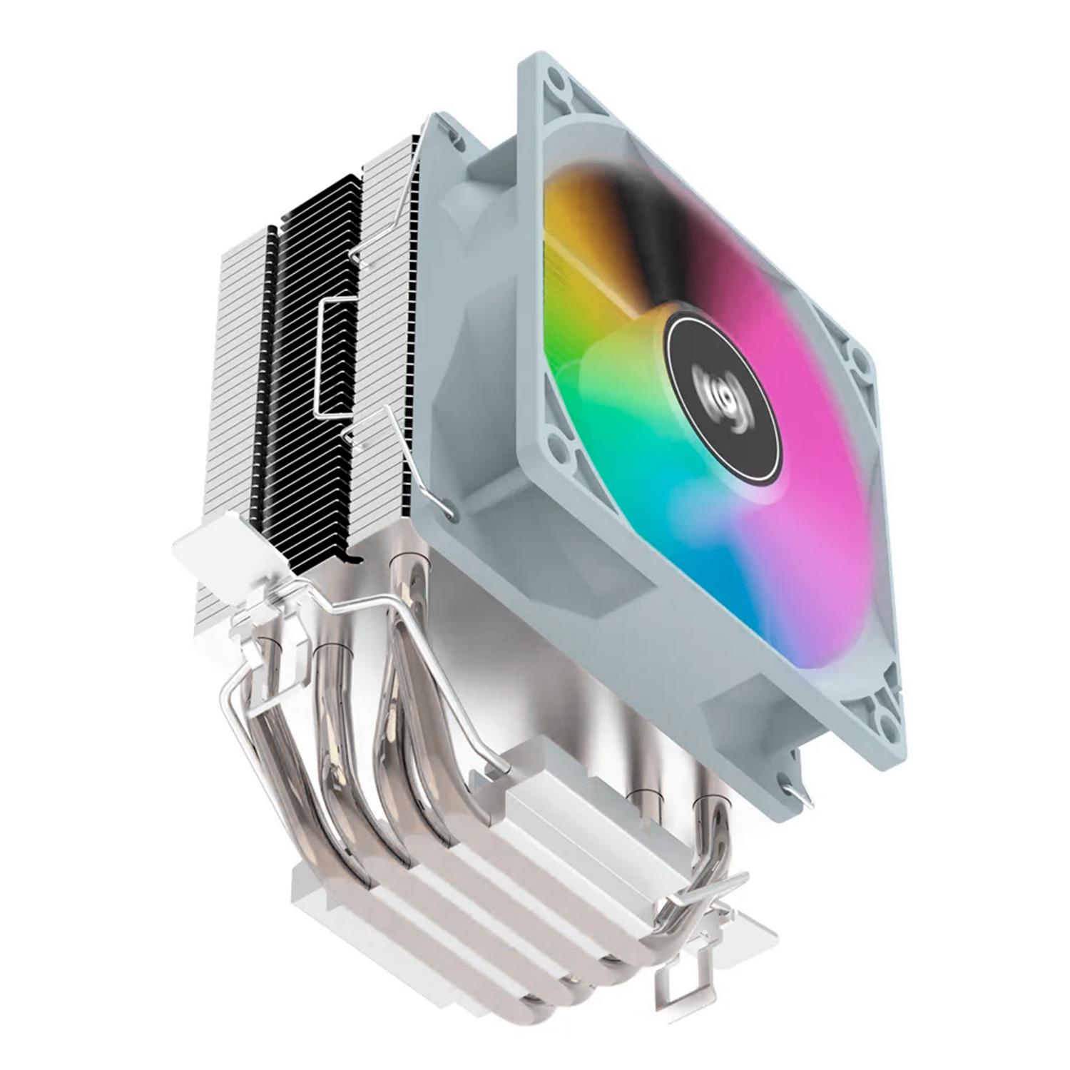 Disipador De Calor Para Cpu Aigo Ice400 Pro Argb, Color Blanco
