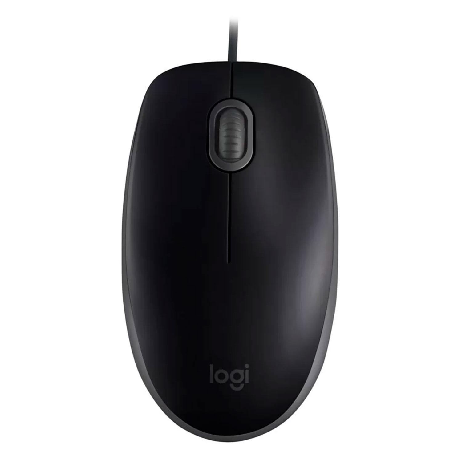 Mouse Óptico Usb Logitech M110s, Color Negro