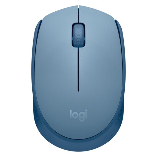 Mouse Inalámbrico Logitech M170 De 1000 Dpi, Color Azul Gris