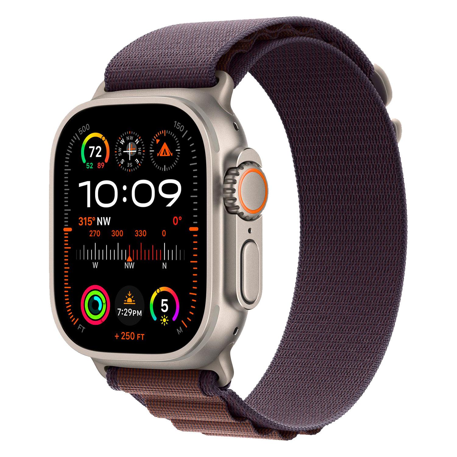 Apple Watch Ultra 2 Mret3lz/a Celular + Gps Caja De Titán 49 Mm - Correa De Bucle Índigo Alpino