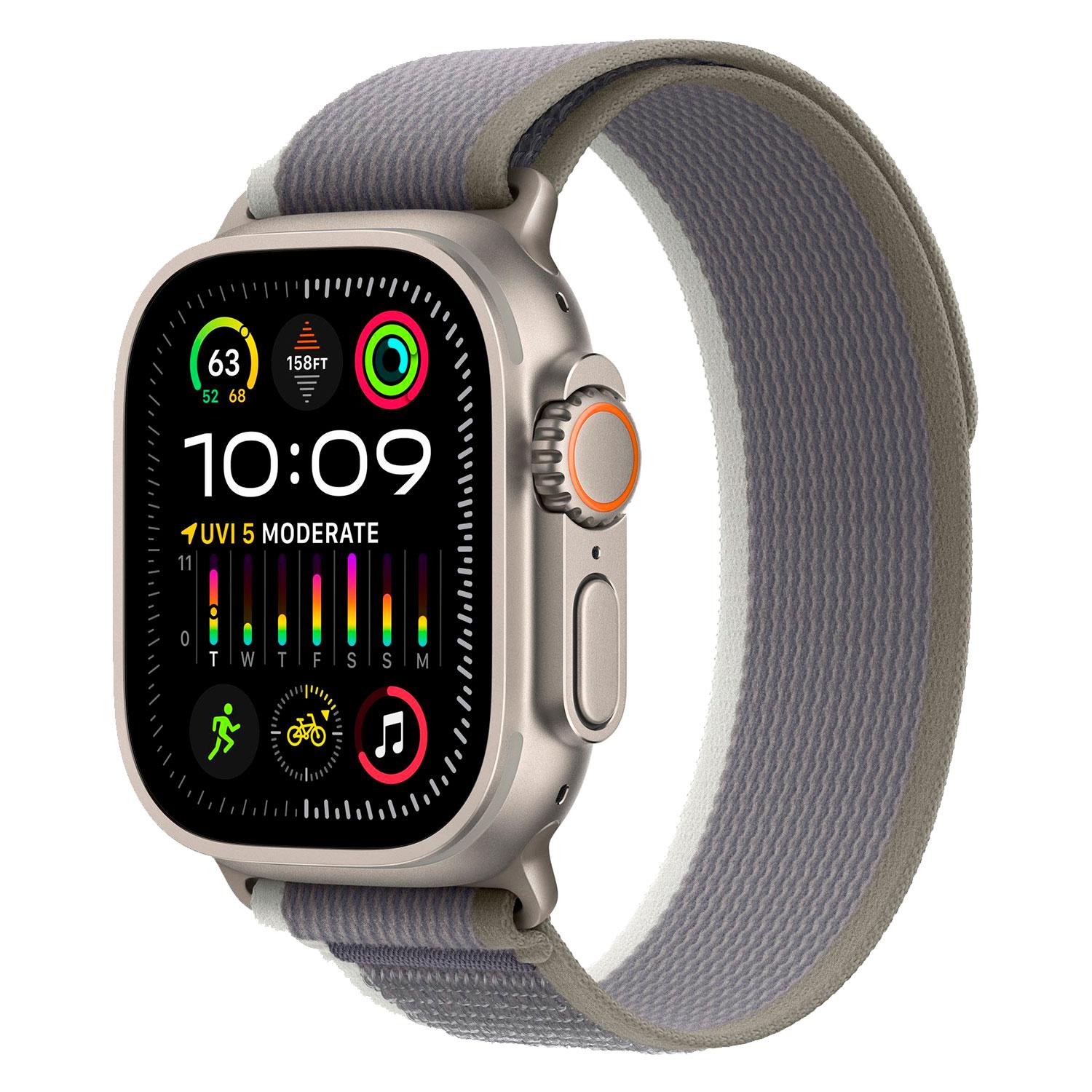 Apple Watch Ultra 2 Mrf43lz/a Móvil + Gps Cajón De Titán 49 Mm - Loop Trail Gray
