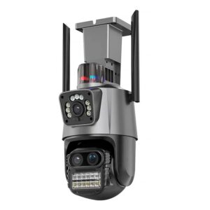 Cámara De Seguridad Wifi Satellite A-cam009d Full Hd De 4 Mp, Color Gris - Imagen 2