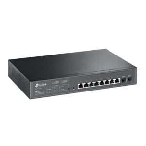 Switch Poe+ De 10 Puertos Y 8 Puertos 2sfp De 1000 Mbps De Tp-link Tl-sg2210mp, Color Gris - Imagen 2