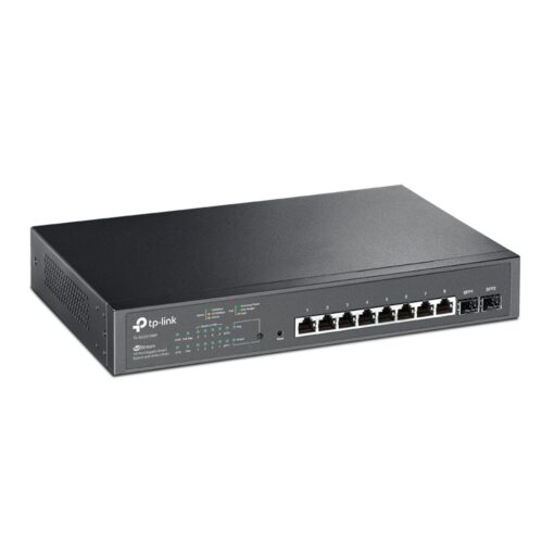 Alternative view of Switch Poe+ De 10 Puertos Y 8 Puertos 2sfp De 1000 Mbps De Tp-link Tl-sg2210mp, Color Gris
