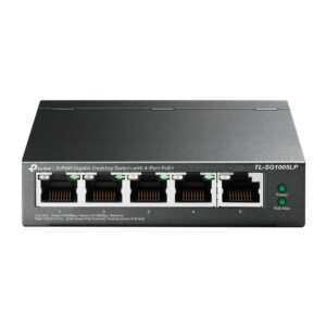 Tp-link Tl-sg1005lp Switch Hub 5 Puertos Gigabit 4poe+ 1000mbps - Gris