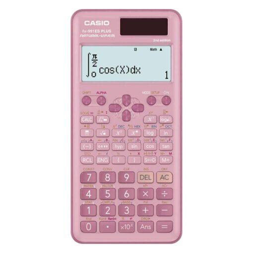Calculadora Científica Casio Fx-991es Plus-pk - Rosa Pastel