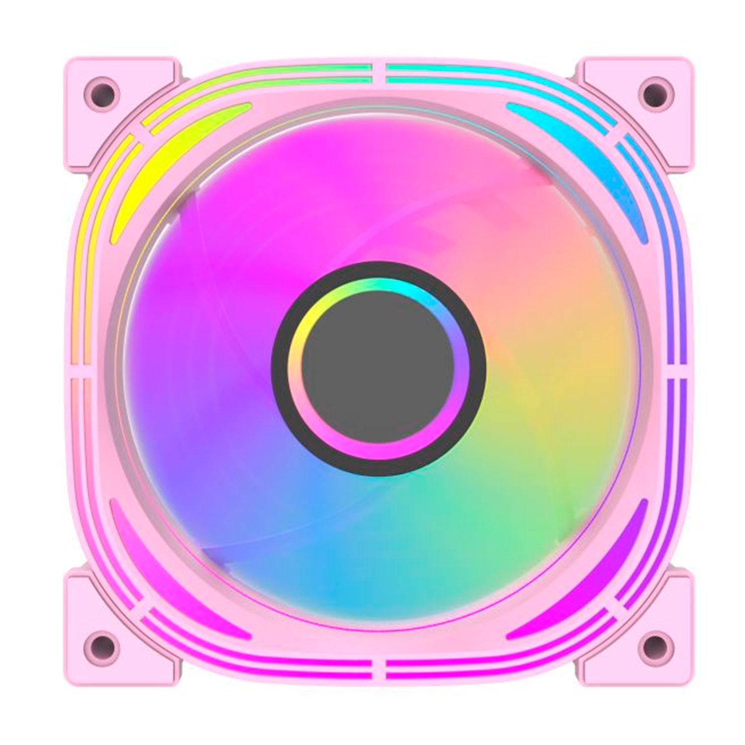Ventilador De Refrigeración Para Caja Darkflash Inf 24 Pro Argb - Rosa