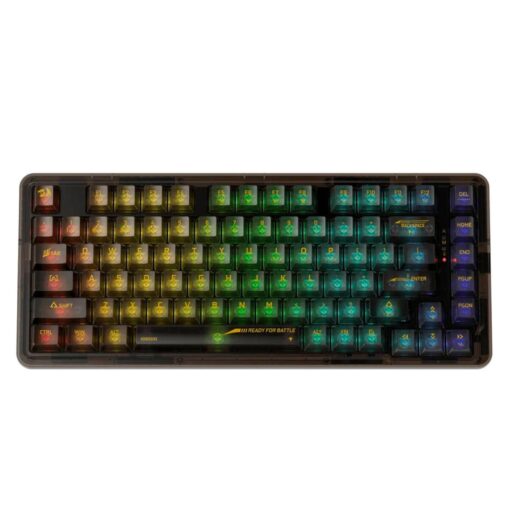 Teclado Inalámbrico Para Juegos Redragon Elf Pro Rgb Con Interruptores Translúcidos Y Diseño Personalizado, 78%