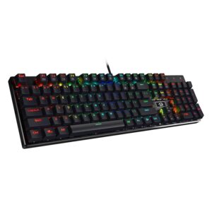 Teclado Para Juegos Redragon Devarajas K556 Rgb Con Interruptor Outemu Marrón, Color Negro - Imagen 3