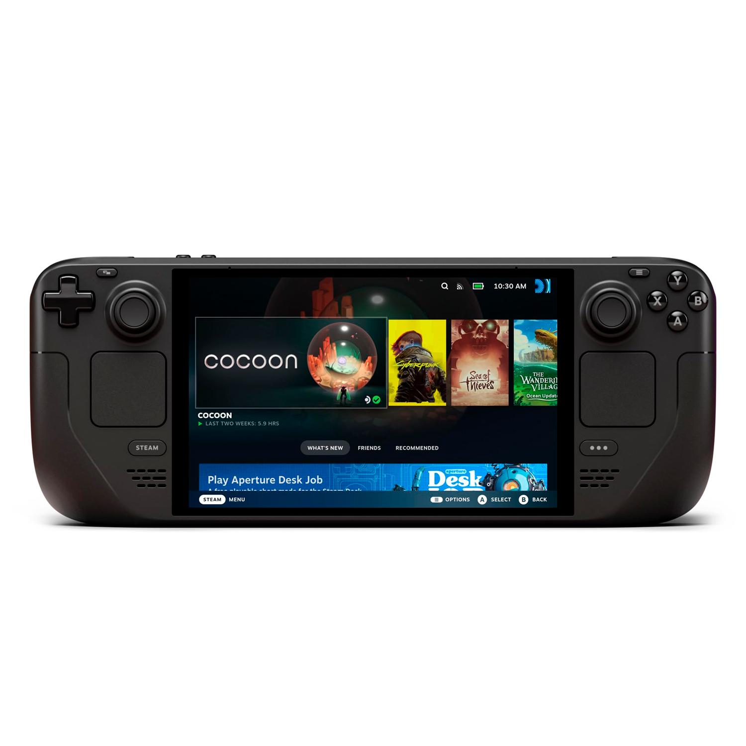 Consola Portátil Valve Steam Deck Oled Con Pantalla De 7,4" Y 1 Tb Y 16 Gb De Ram, Color Negro