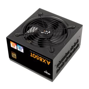 Fuente De Alimentación Modular Bivolt Aigo Ax850t Atx 850w 80 Plus Gold Active Pfc - Color Negro - Imagen 2