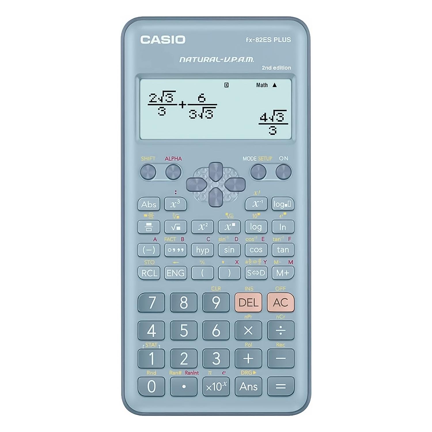 Calculadora Científica Casio Fx-82es Plus-2buwdt - Azul