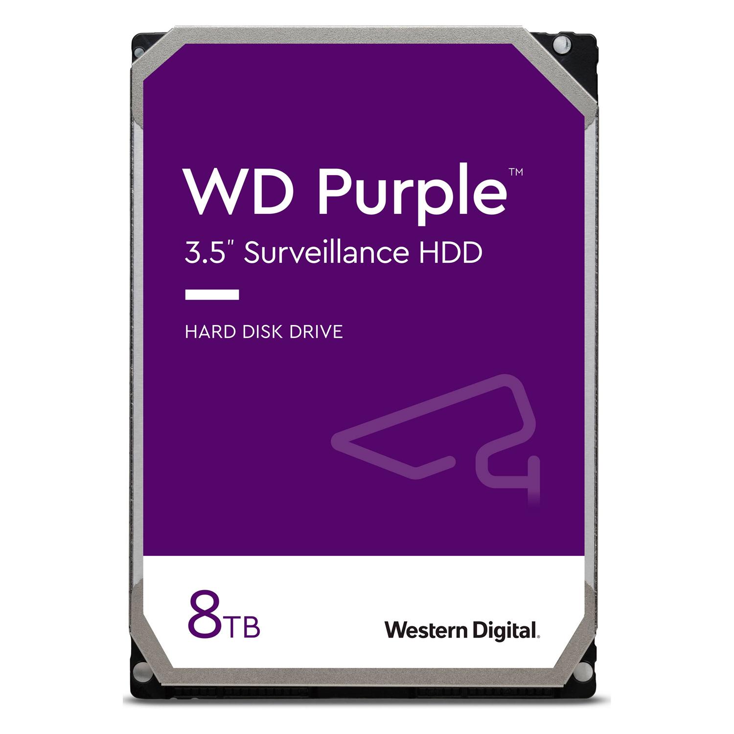 Disco Duro Western Digital Purple Pro De 8 Tb, 3,5" Sata 3,0, 7200 Prm - Wd8001purp