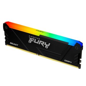 Memoria Ram Kingston Fury Beast Rgb De 8 Gb Ddr4 A 3600 Mhz - Kf436c17bb2a/8 - Imagen 3