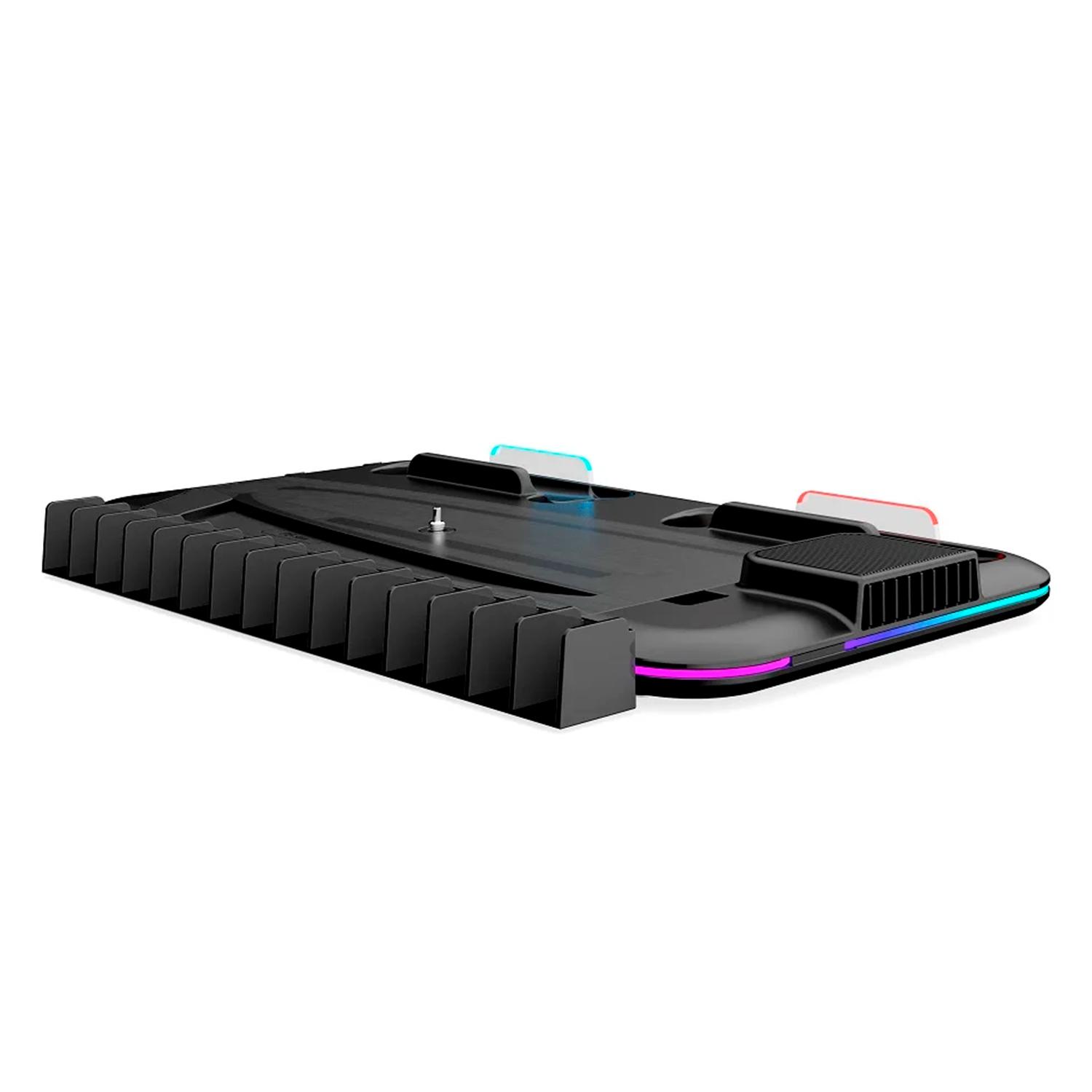 Base De Carga Multifuncional Krab Kbds5 Para Ps5 Con Enfriador - Negro