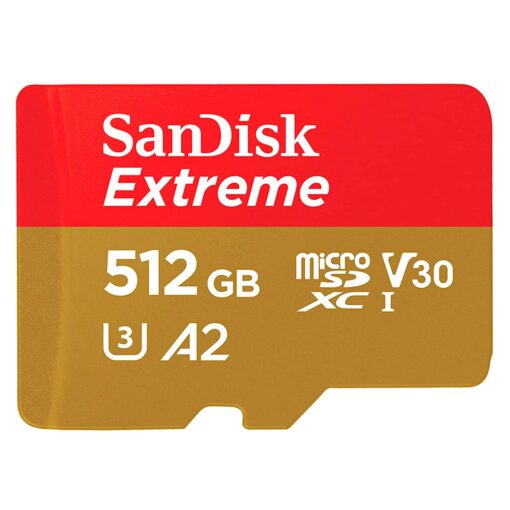 Tarjeta De Memoria Micro Sd Sandisk Extreme De 512 Gb Y 190 Mb - Sdsqxav-512g-gn6ma