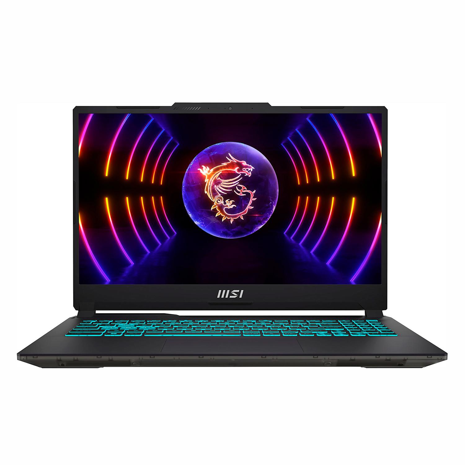 Notebook Msi Cyborg 15 A13ve-218 De 15,6" Con Intel Core I7-13620h, Ssd De 512 Gb, 16 Gb De Ram, Vidia Geforce Rtx 4050 De 6 Gb, Color Negro