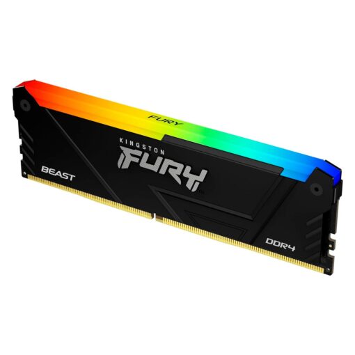 Alternative view of Memoria Ram Kingston Fury Beast Rgb De 16 Gb Ddr4 A 3600 Mhz - Kf436c18bb2a/16
