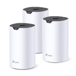 Router Wi-fi De Doble Banda Ac1900 De Malla Tp-link Deco S7 Ac1900 De 5 Ghz Y 1300 Mbps, Color Blanco (paquete De 3)