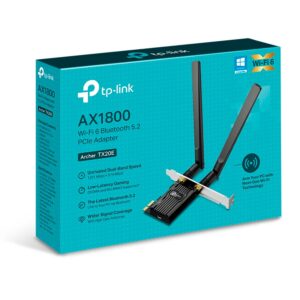 Adaptador De Red Wifi 6 Para Pc Tp-link Archer Tx20e Ax1800 - Negro - Imagen 3