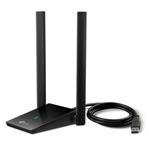 Adaptador De Red De Antena Dual Archer Tx20u Plus Usb 3.0 Wifi 6 Para Pc - Negro