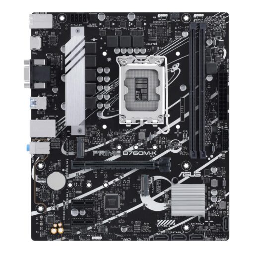 Alternative view of Asus Prime B760m-k Con Chipset Lga 1700 Intel B760 Ddr5 Microatx