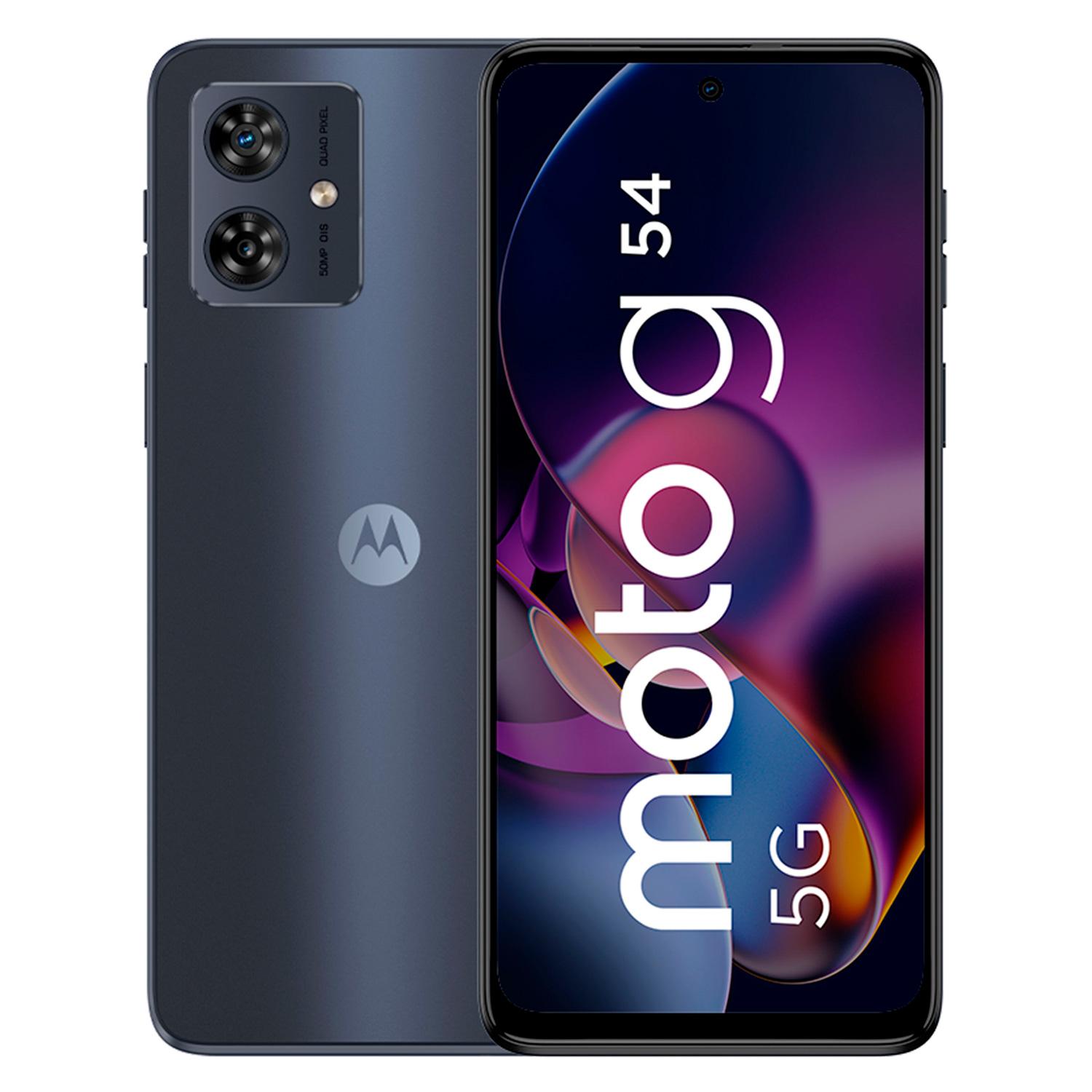 Teléfono Inteligente Motorola Moto G54 5g Xt-2343-1 Con Pantalla De 6,5" Y Doble Sim De 256 Gb Y 8 Gb De Ram, Color Negro