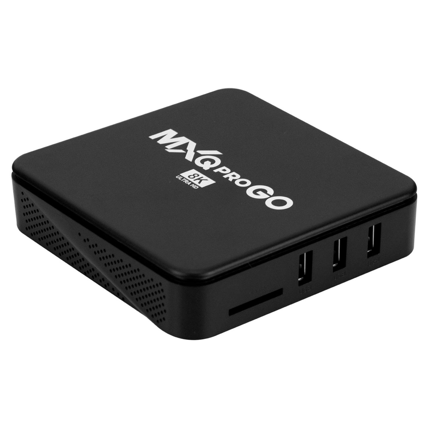 Receptor Mxq Pro Go 8k Con Android 10, 512 Gb Y 128 Gb De Ram, Color Negro