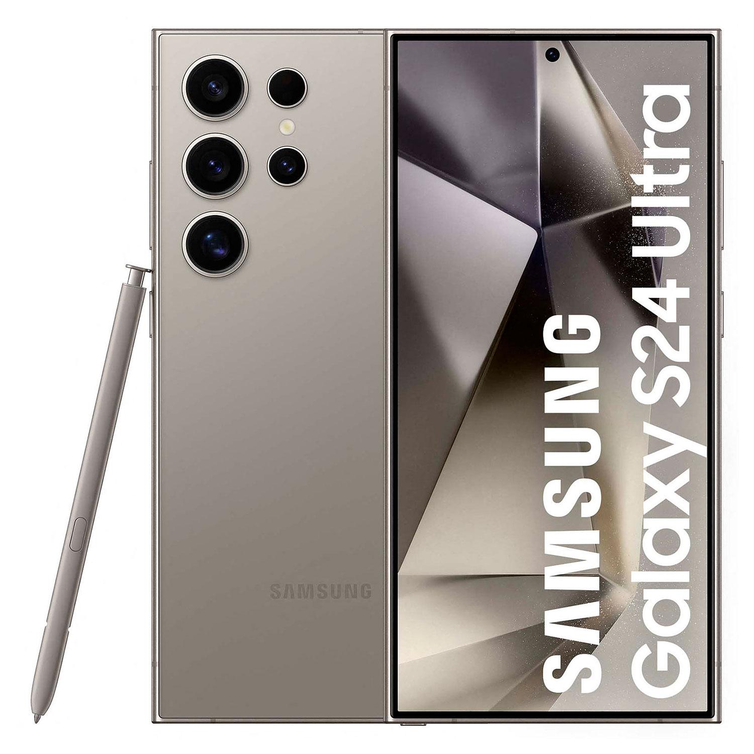 Samsung Galaxy S24 Ultra 5g Sm-s928b Smartphone Con Pantalla De 6,8" Y 256 Gb De Ram Y 12 Gb De Ram Y Doble Sim - Gris