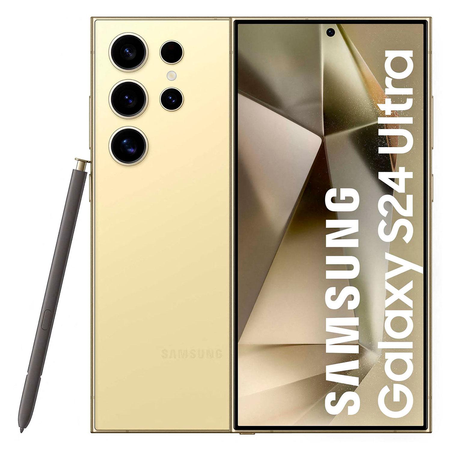 Samsung Galaxy S24 Ultra 5g Sm-s928b Smartphone Con Pantalla De 6,8" Y 256 Gb De Ram Y 12 Gb De Ram Y Doble Sim - Crema