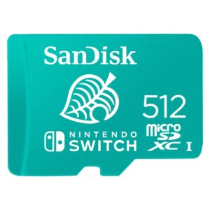Tarjeta De Memoria Micro Sd Sandisk Para Nintendo Switch De 512 Gb Y 100 Mbps - Sdsqxao-512g-gnczn