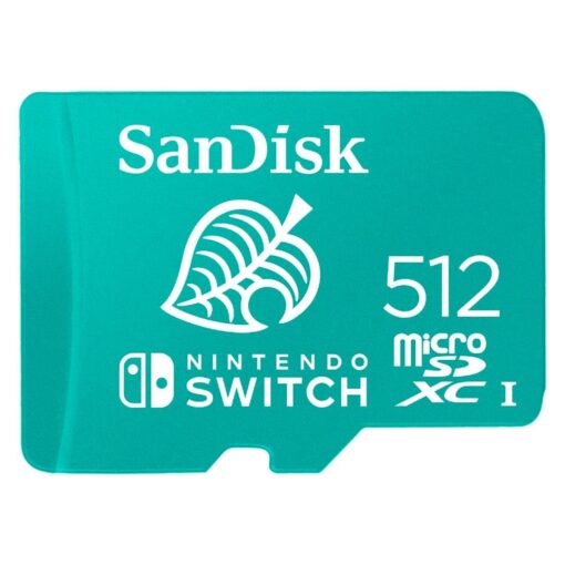 Tarjeta De Memoria Micro Sd Sandisk Para Nintendo Switch De 512 Gb Y 100 Mbps - Sdsqxao-512g-gnczn