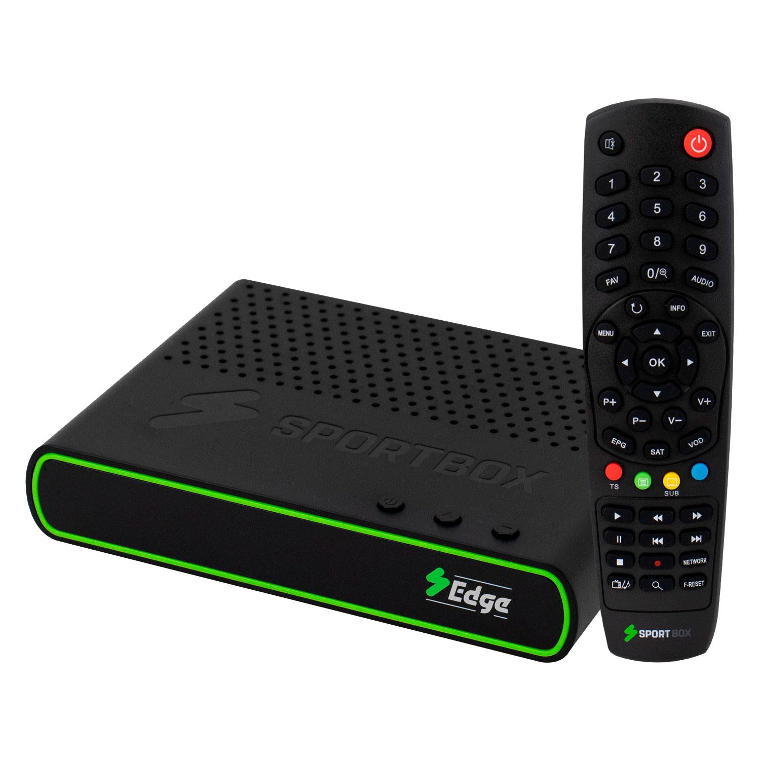 Receptor Wifi Sportbox Edge Full Hd - Negro