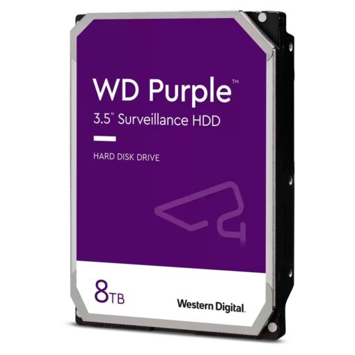 Disco Duro Western Digital Wd Purple Surveillance De 3,5" Y 8 Tb Sata 3 5640 Rpm - Wd85purz