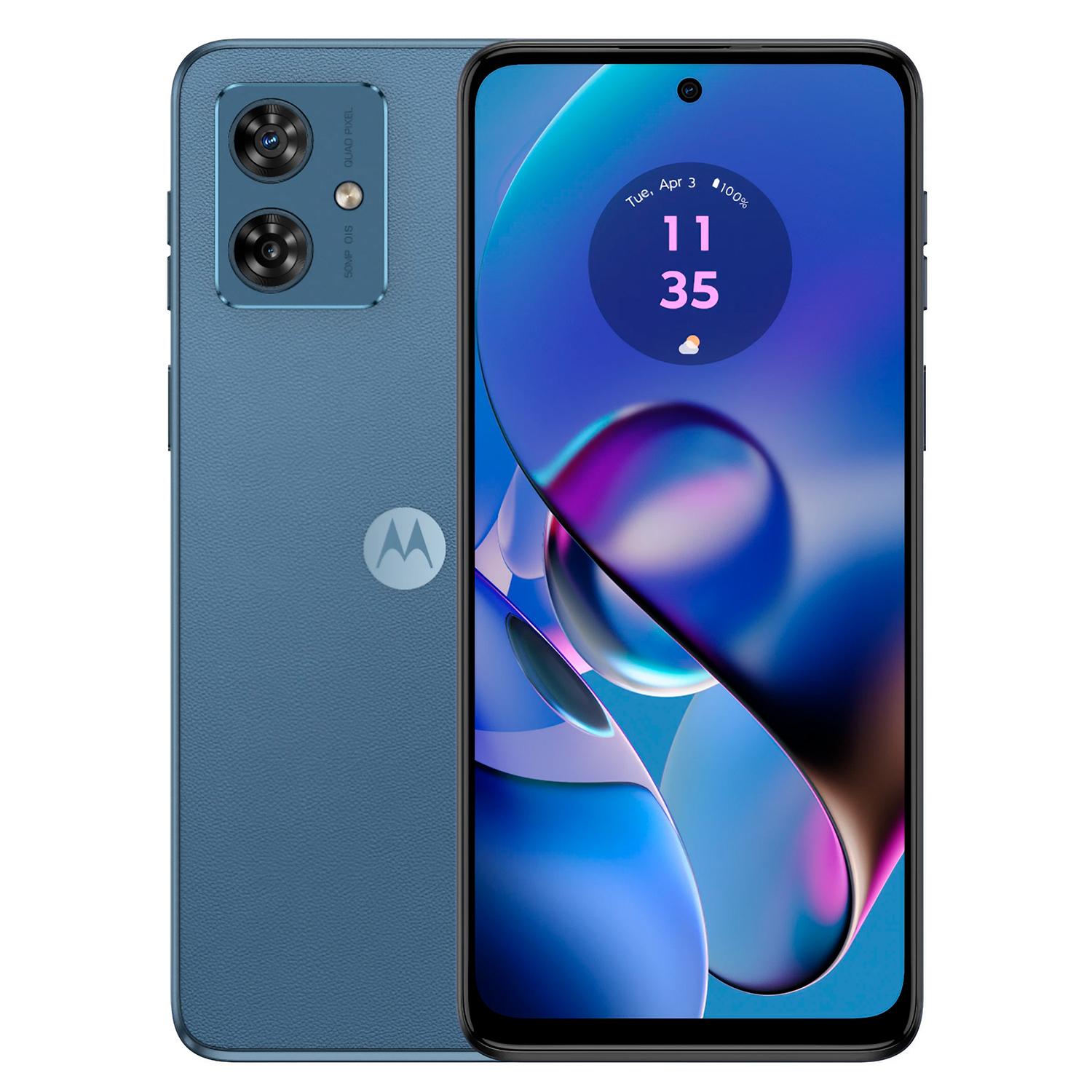 Teléfono Inteligente Motorola Moto G54 5g Xt-2343-2 Con Pantalla De 6,5" Y Doble Sim De 256 Gb Y 8 Gb De Ram, Color Azul