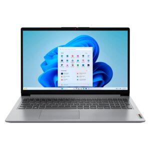 Notebook Lenovo Ideapad 1 82r400dtus De 15,6" Con Amd Ryzen 7 5700u, Ssd De 512 Gb Y 16 Gb De Ram, Color Gris