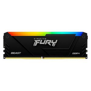 Memoria Ram Kingston Fury Beast Rgb De 8 Gb Ddr4 A 3200 Mhz - Kf432c16bb2a/8