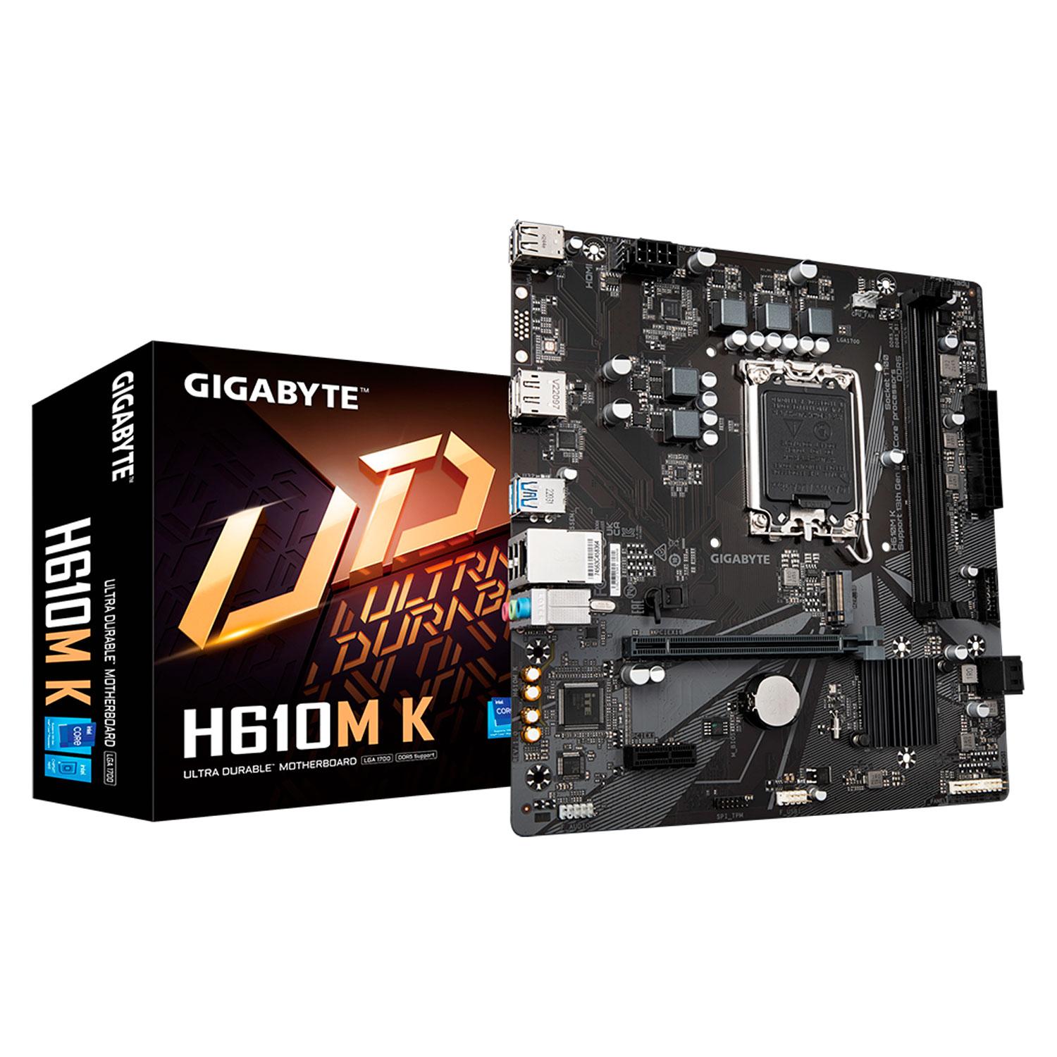 Gigababyte H610m K Ddr4 Socket Lga 1700 Chipset Intel H610 Express Micro Atx