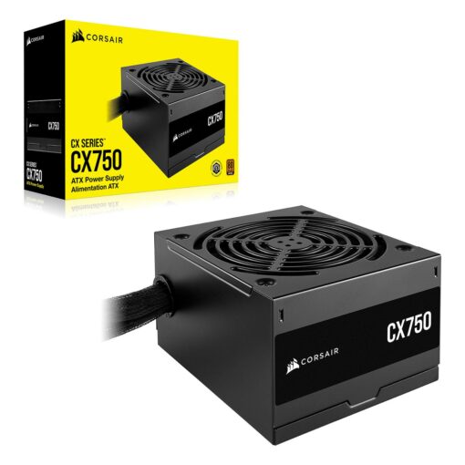 Fuente De Alimentación Corsair Cx750 Cx750 Cp-9020279-na Atx 750w 80 Plus Bronze - Negra