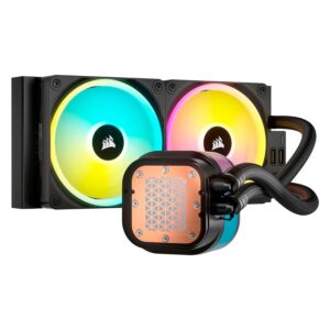 Corsair Icue Link H100i Rgb Aio De 240 Mm Para Procesador Cw-9061001-ww, Color Negro - Imagen 3