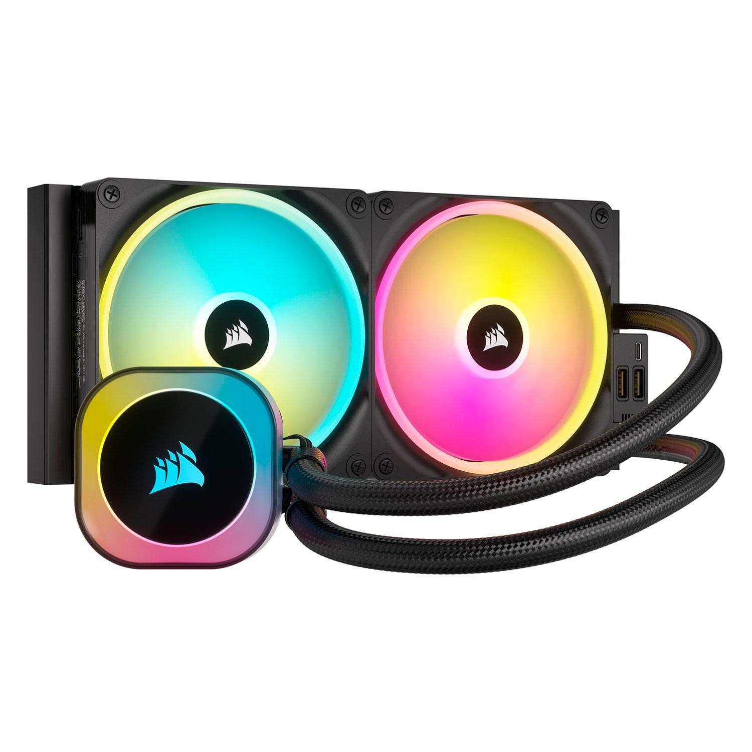 Refrigerador De Agua Con Procesador Rgb Corsair Icue Link H115i Cw-9061002-ww - Negro
