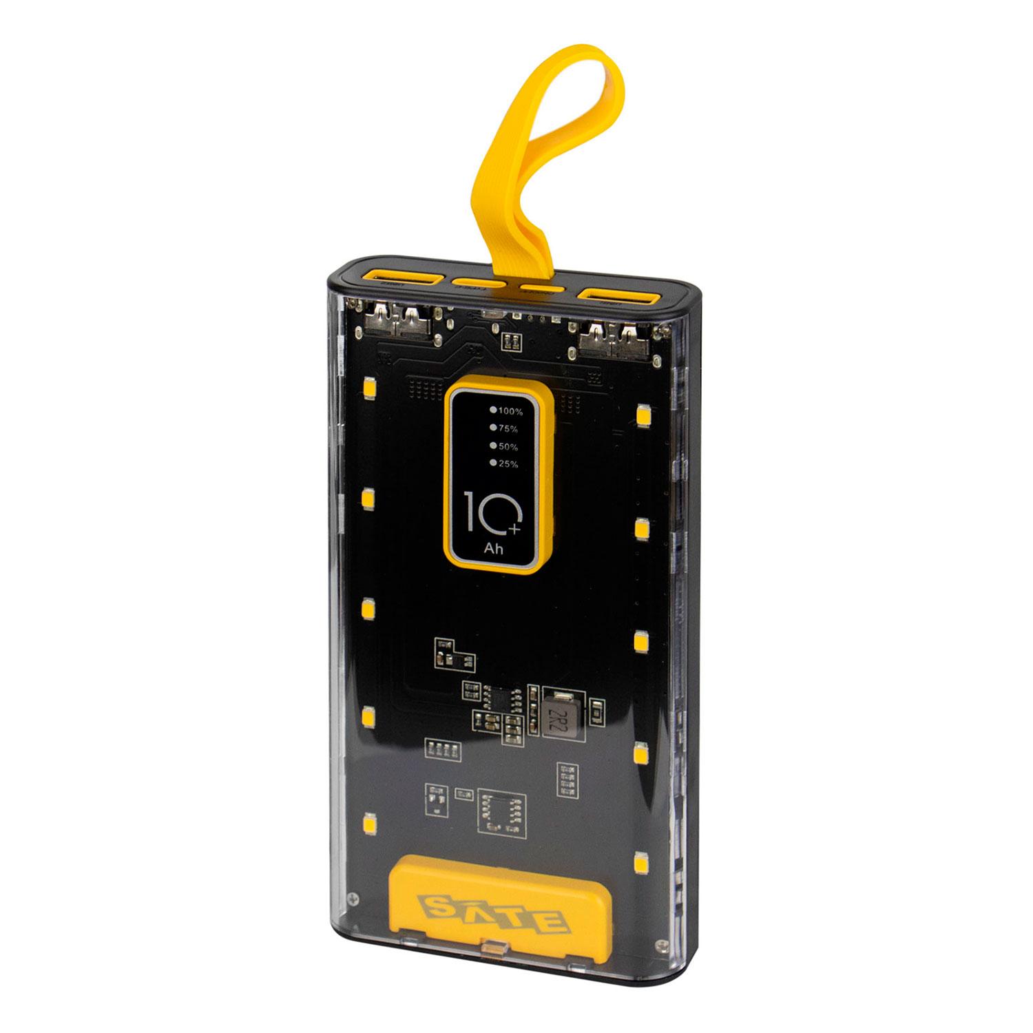 Cargador Portable Satélite A-pb410004 10000mah - Negro