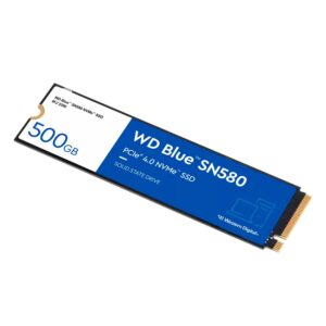 Unidad De Estado Sólido Western Digital Blue Sn580 Nvme Gen4 M.2 De 500 Gb - Wds500g3b0e - Imagen 2