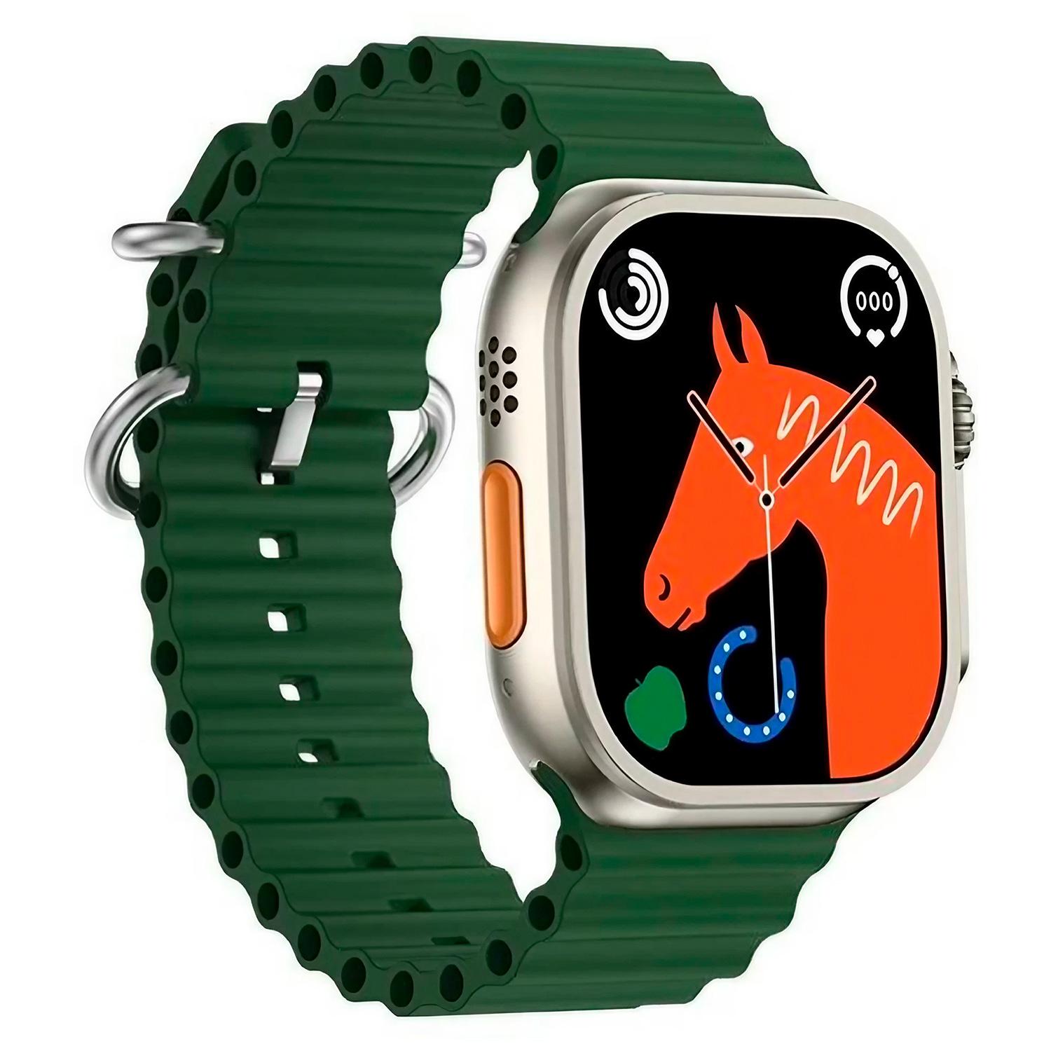 Smartwatch X8 Ultra+ Caja De Titán 49 Mm Nfc - Verde - Imagen 3
