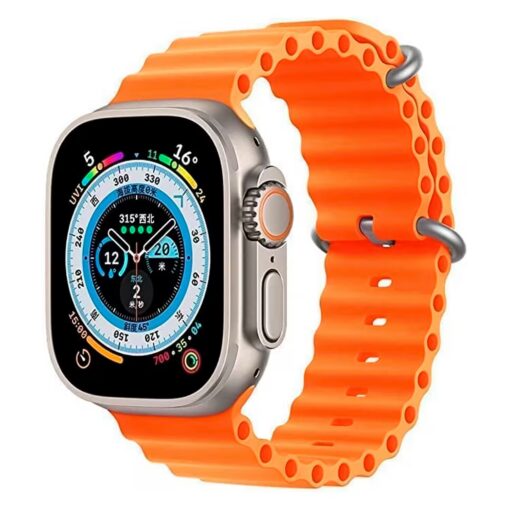 Smartwatch X8 Ultra+ Caja Titanio 49mm Nfc - Naranja