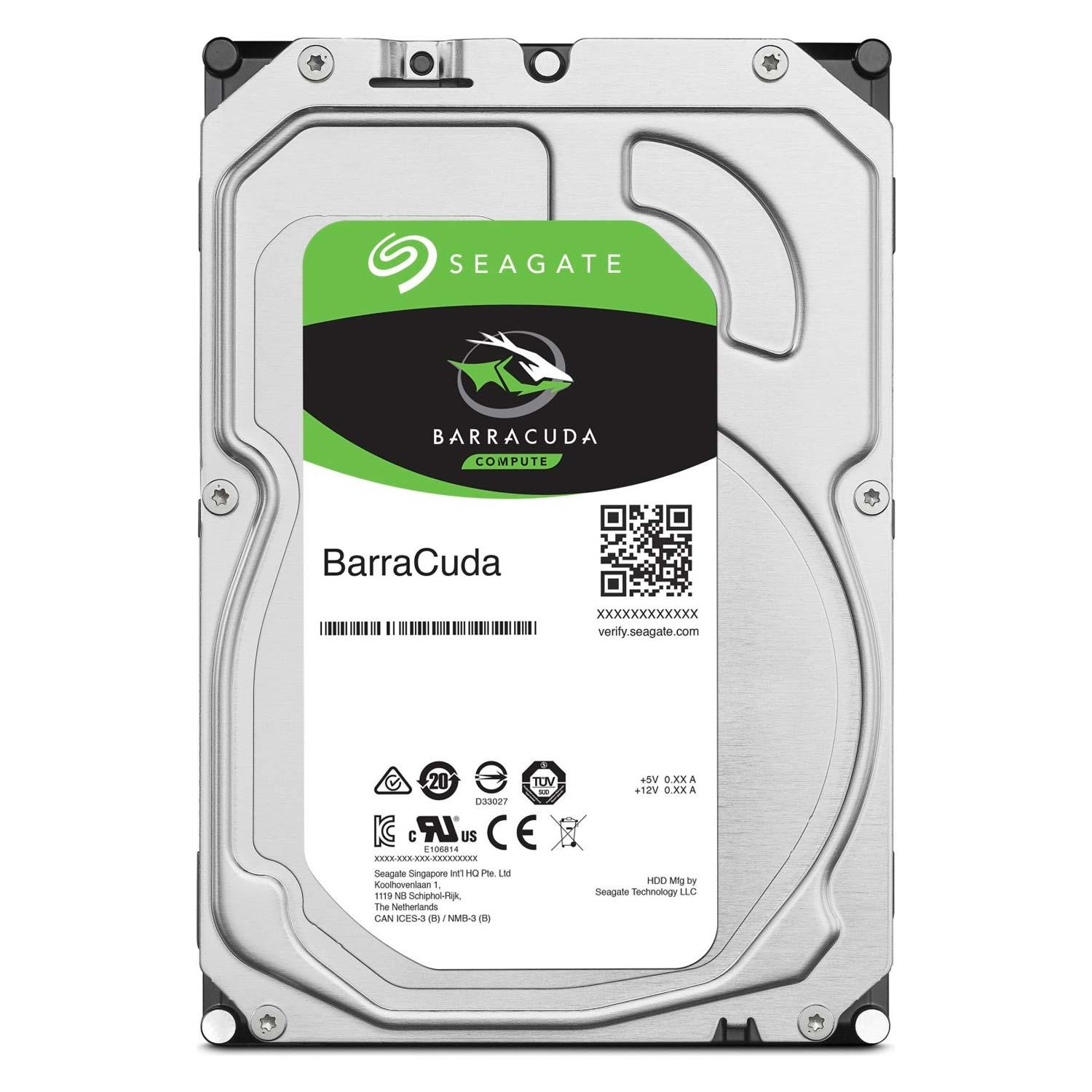 Disco Duro Seagate Barracuda De 1 Tb, 3,5" Sata 3, 7200 Rpm - St1000dm014