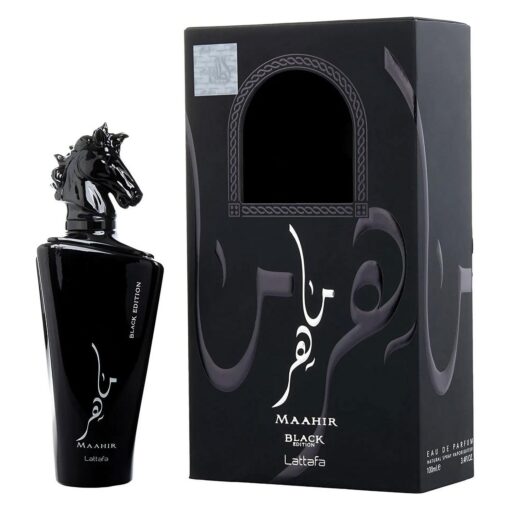 Lattafa Maahir Black Edition Eau De Parfum Para Hombre 100 Ml