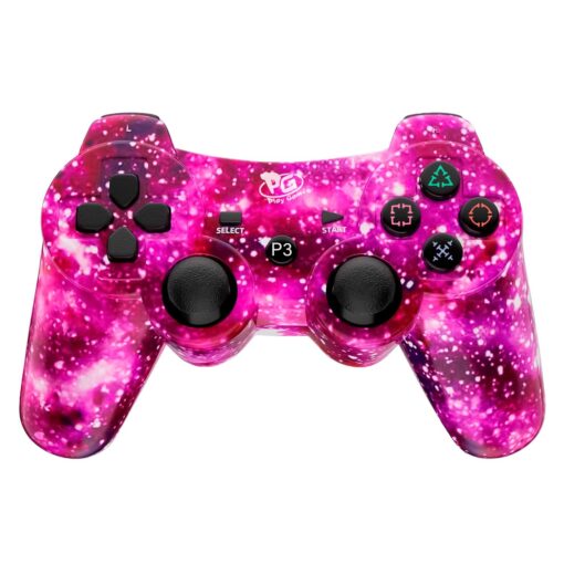 Controlador De Juego Inalámbrico Dualshock 3 Galaxy Para Ps3 - Rosa
